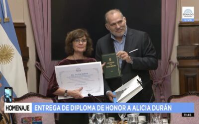 Alicia Durán galardonada en Argentina y Uruguay