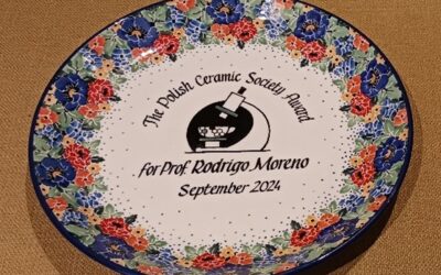 Rodrigo Moreno premiado por la Sociedad Polaca de Cerámica