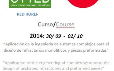 Curso @ICV Aplicación de la ingeniería de sistemas complejos para el diseño de refractarios monolíticos y piezas preformadas.